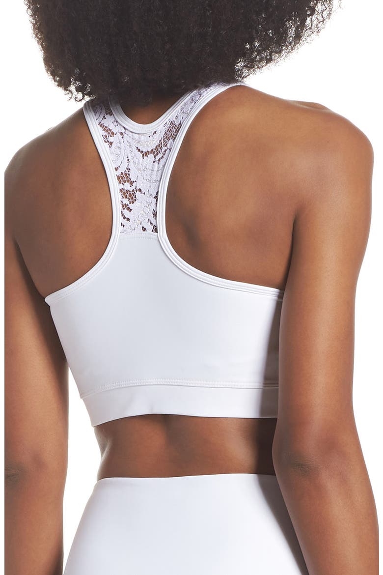 Sports Bra, Alternate, color, WHITE LACE