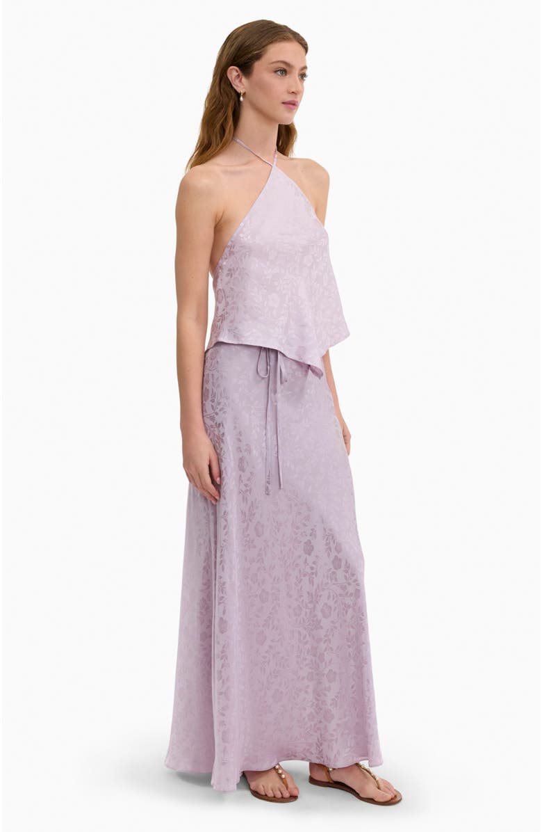 Rebecca Taylor Emery Jacquard Halter, Alternate, color, Wisteria