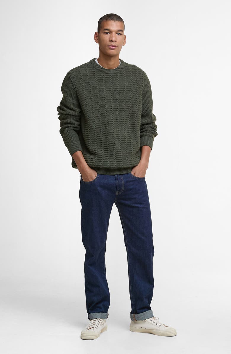 Barbour Cleveland Wool Blend Sweater, Alternate, color, Duffle Bag