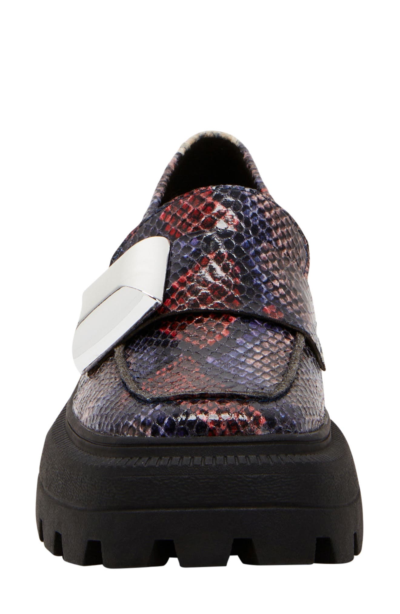 The Geli Combat Loafer, Alternate, color, RED MULTI