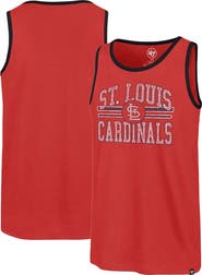 '47 Men's '47 Red St. Louis Cardinals Winger Franklin Tank Top