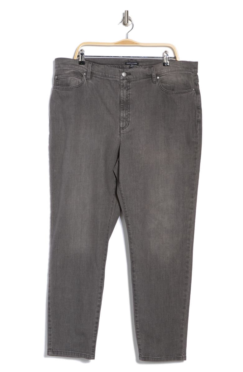 Eileen Fisher High Waist Slim Fit Jeans, Alternate, color, 