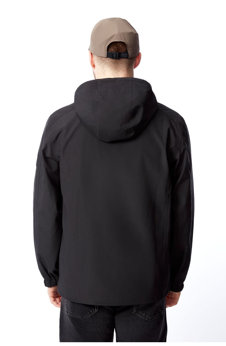 Alpine North Hudson - Waterproof Hooded Rain Jacket, Alternate, color, Black