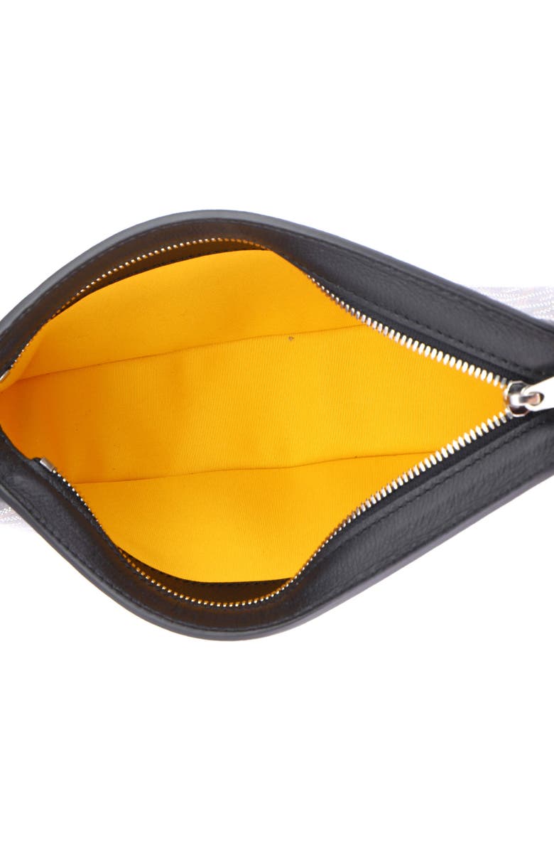 Pre-Owned Goyard Hirondelle Shoulder Bag Coated Canvas and Leather, Alternate, color, Black