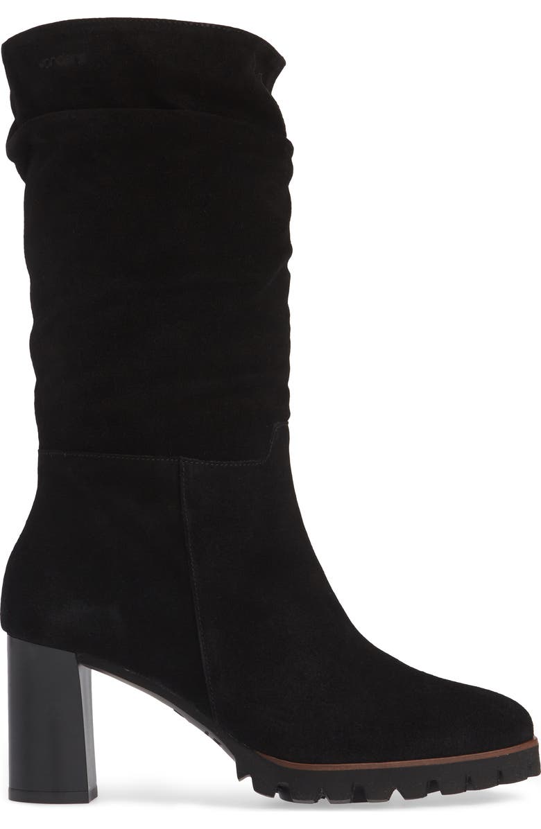 Wonders Slouchy Block Heel Boot, Alternate, color,