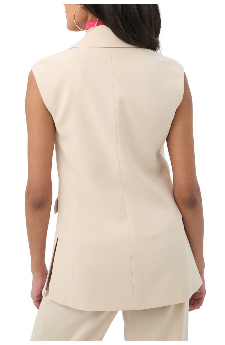 Trina Turk Boabab Longline Vest, Alternate, color, Poplar