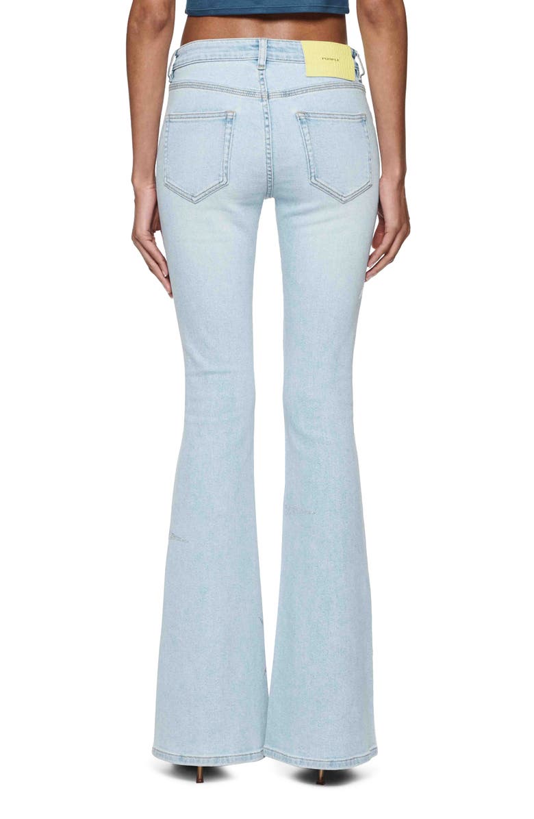 PURPLE BRAND Hotfix Stars Flare Jeans, Alternate, color, 