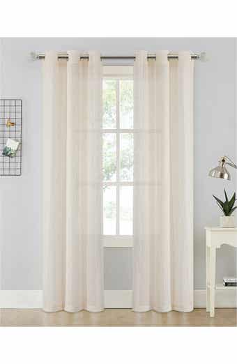 DAINTY HOME Set of 2 Sheer Curtain Panels