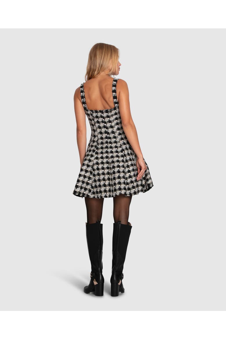 Die For You Mini Dress, Alternate, color, Black/Grey