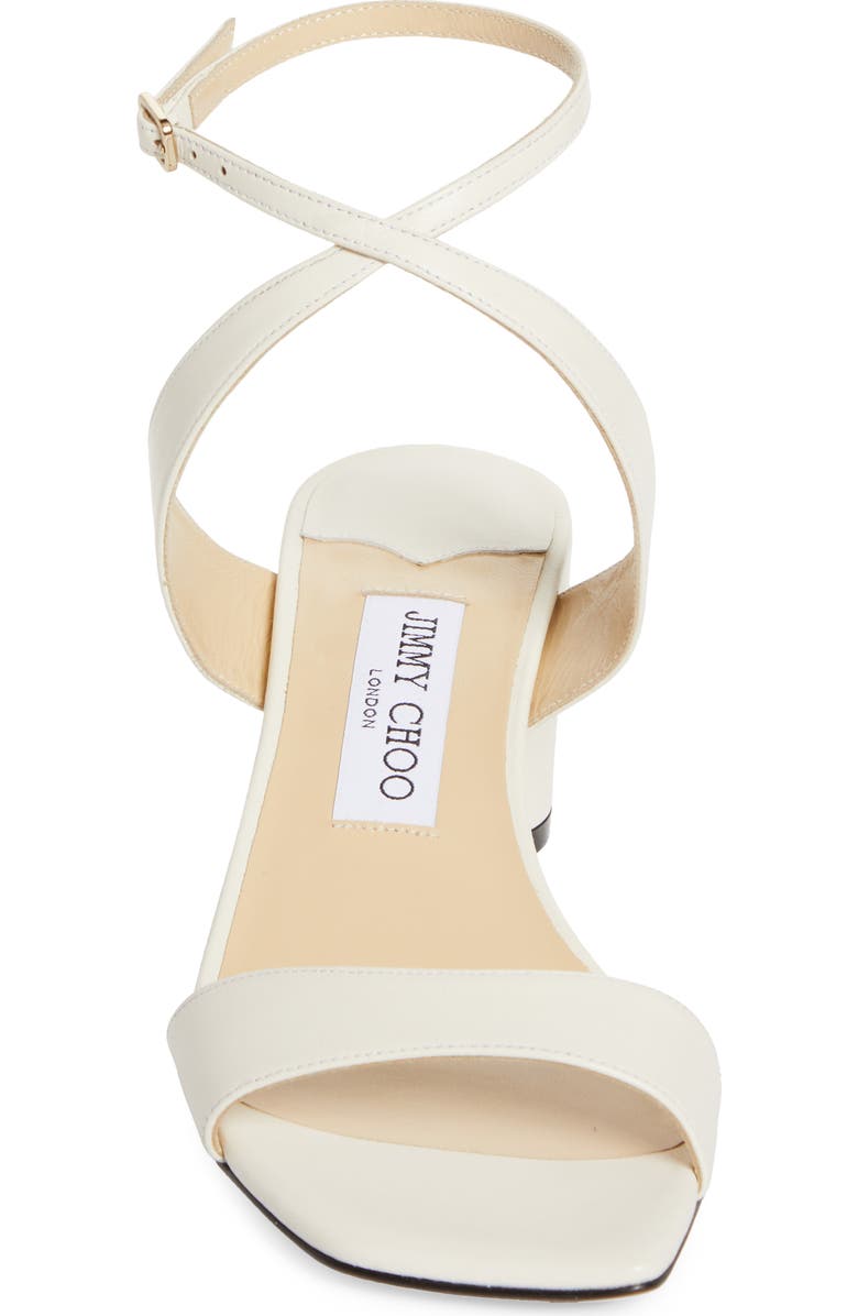 Jimmy Choo Jago Ankle Strap Sandal, Alternate, color, Latte