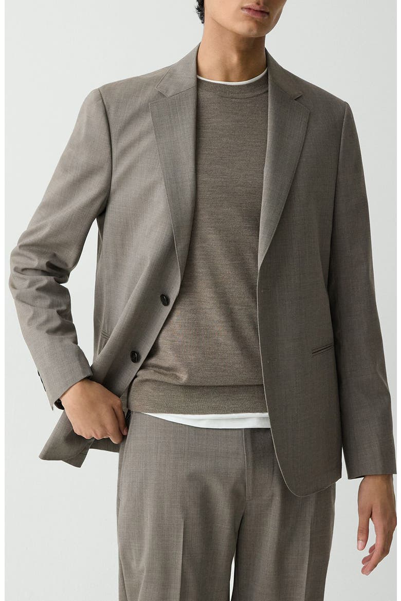 Clinton Travel Motion Wool Blend Blazer, Main, color, WALNUT MELANGE