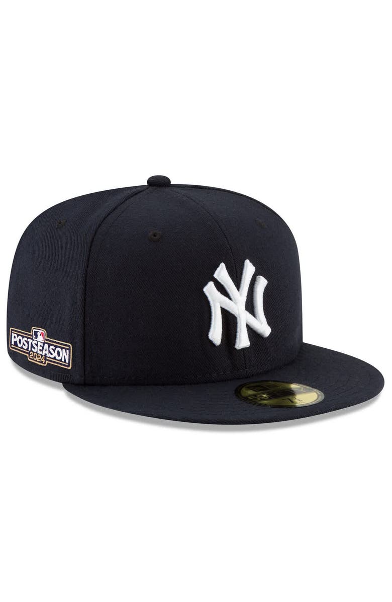 New Era Men's New Era Navy New York Yankees 2024 MLB Postseason 59FIFTY Fitted Hat, Main, color,