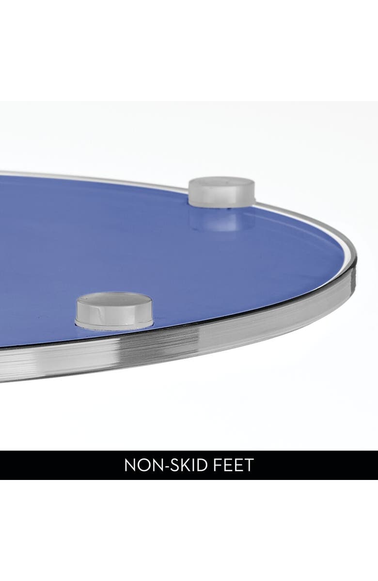 iDesign Round Printed Short Stiped Table, Alternate, color,
