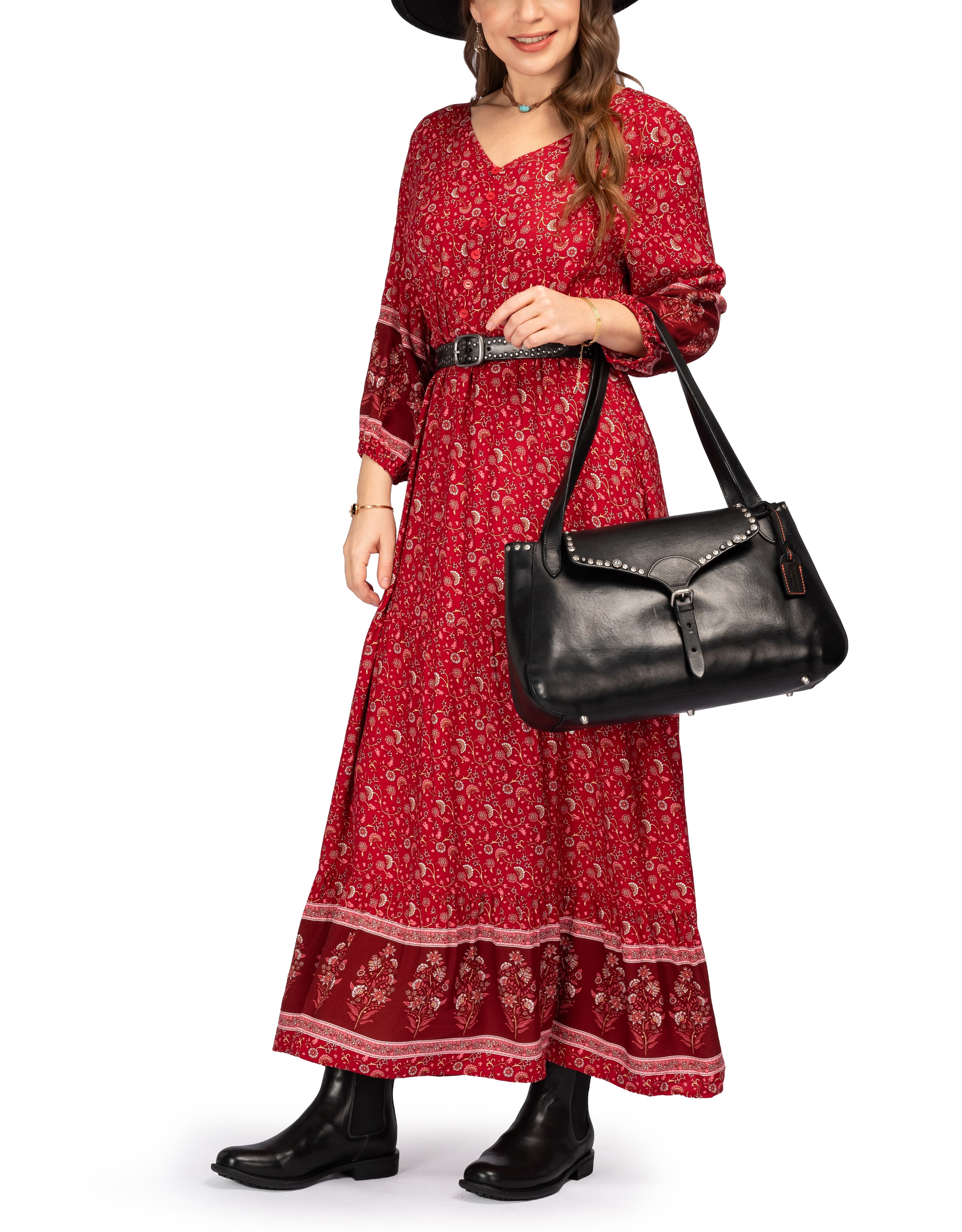 OLD TREND Monarda Genuine Leather Minimal Everyday Shoulder Bag, Alternate, color, Black