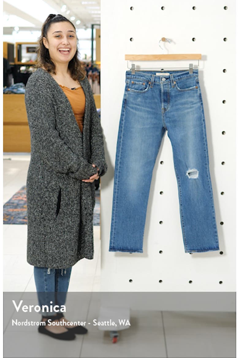 Levi's® Wedgie High Waist Straight Leg Ankle Jeans video
