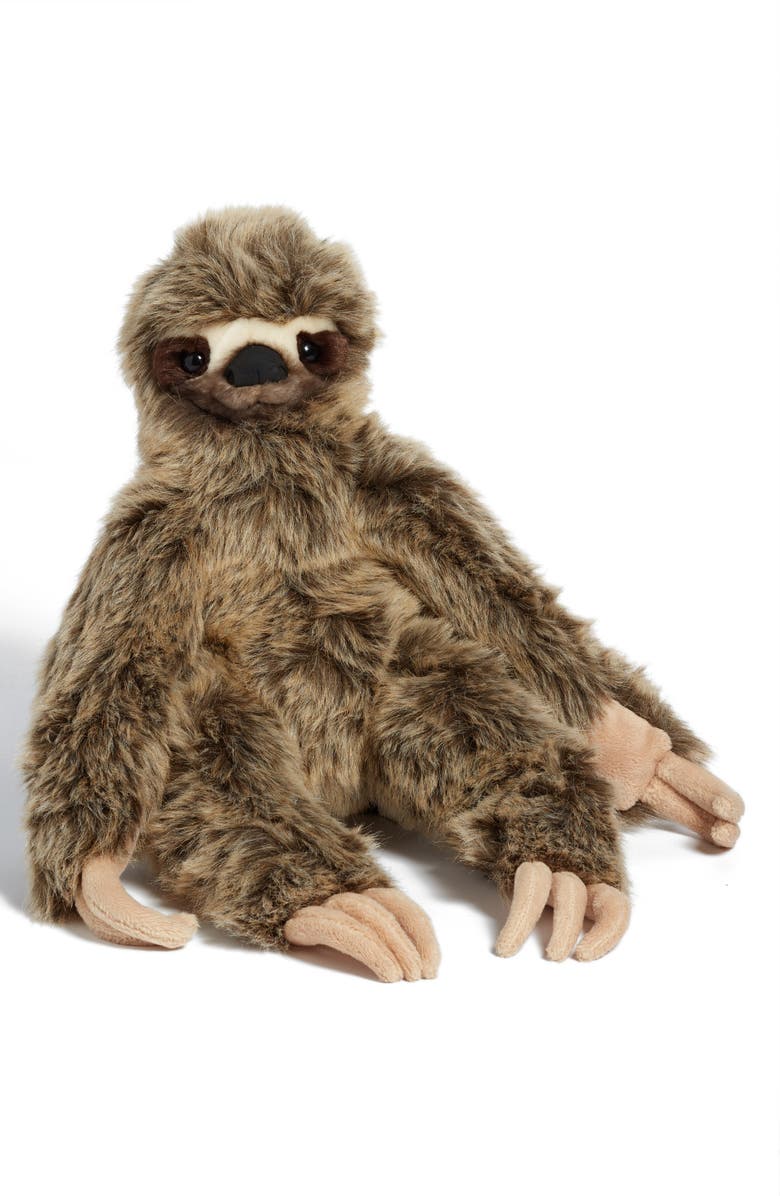 Steiff Eric the Dangling Sloth Stuffed Animal, Main, color,