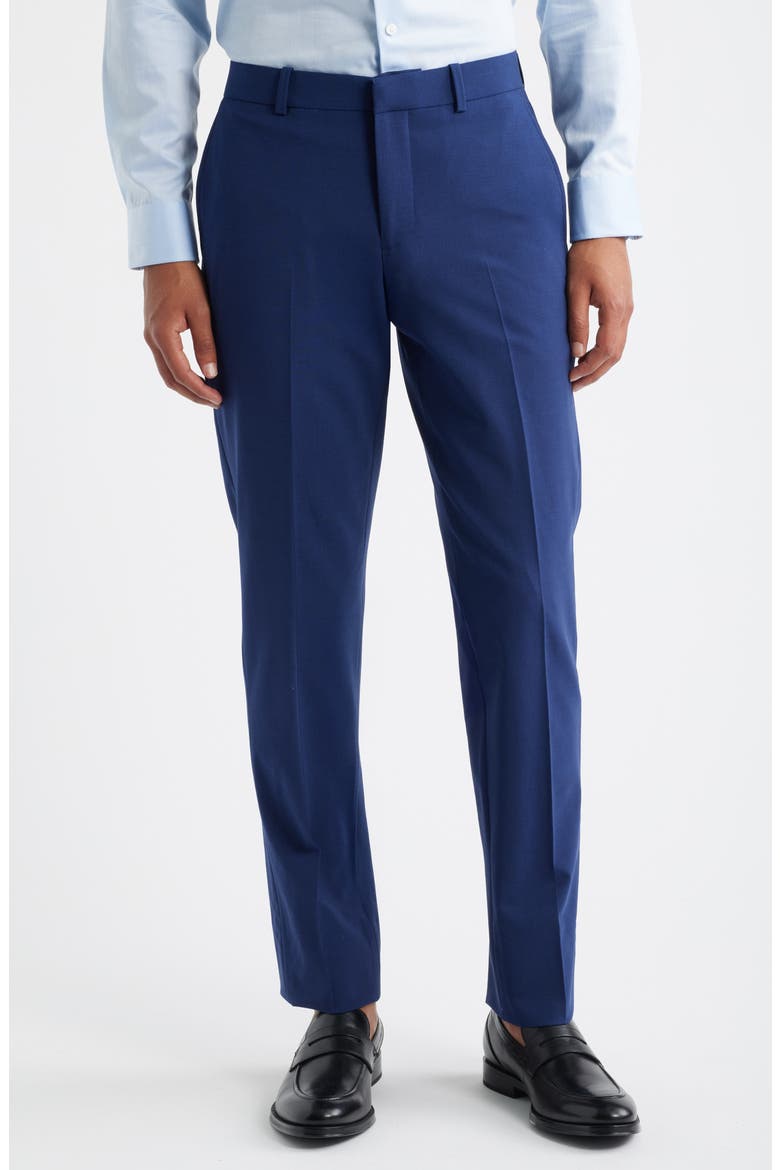 Henrik Trim Fit Solid Stretch Wool Suit Pants, Main, color, NAVY PEACOAT