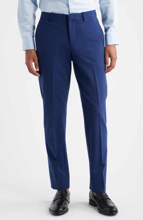 Nordstrom Henrik Trim Fit Solid Stretch Wool Suit Pants