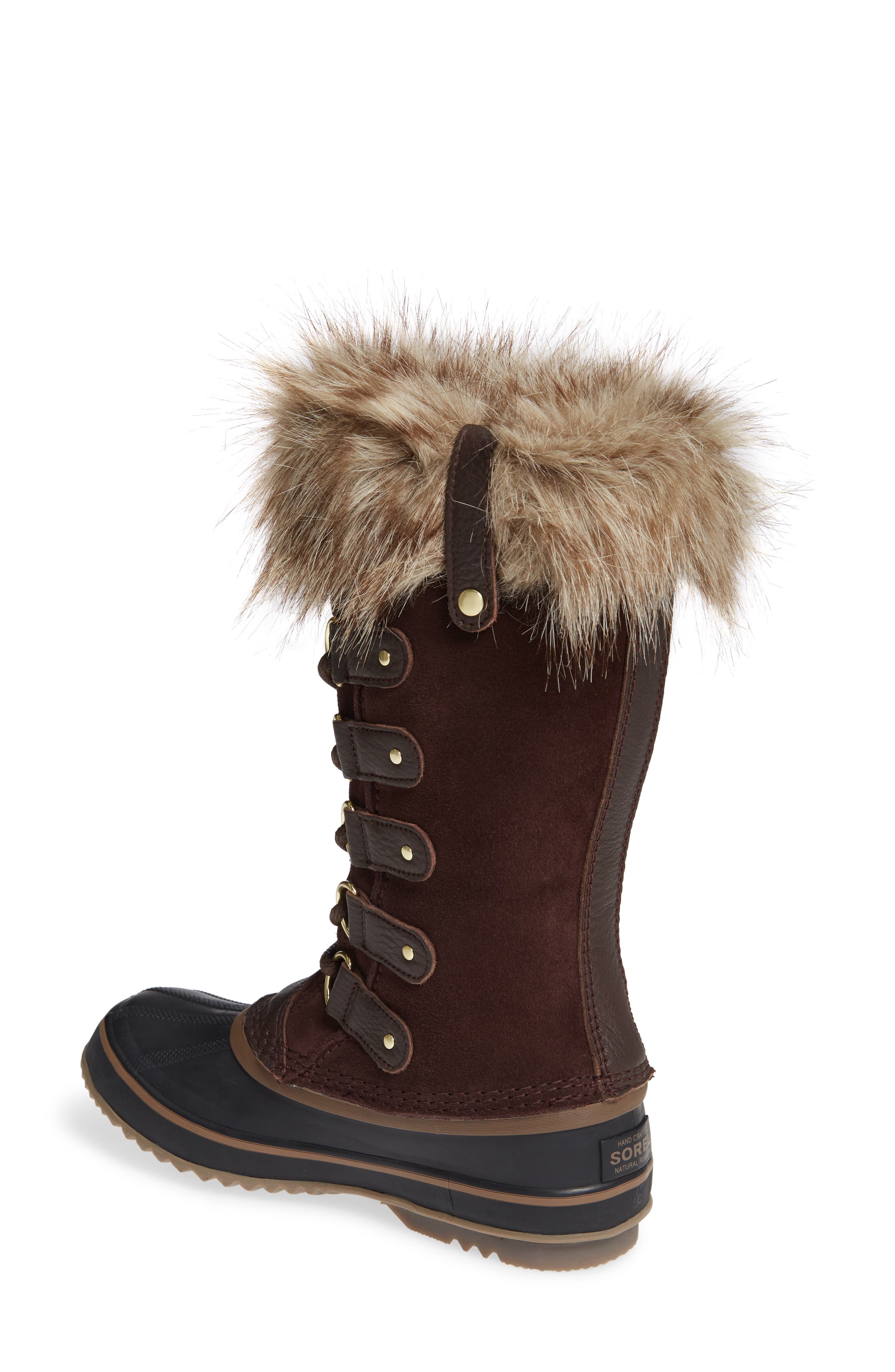 SOREL 'Joan of Arctic' Waterproof Snow Boot, Alternate, color, 