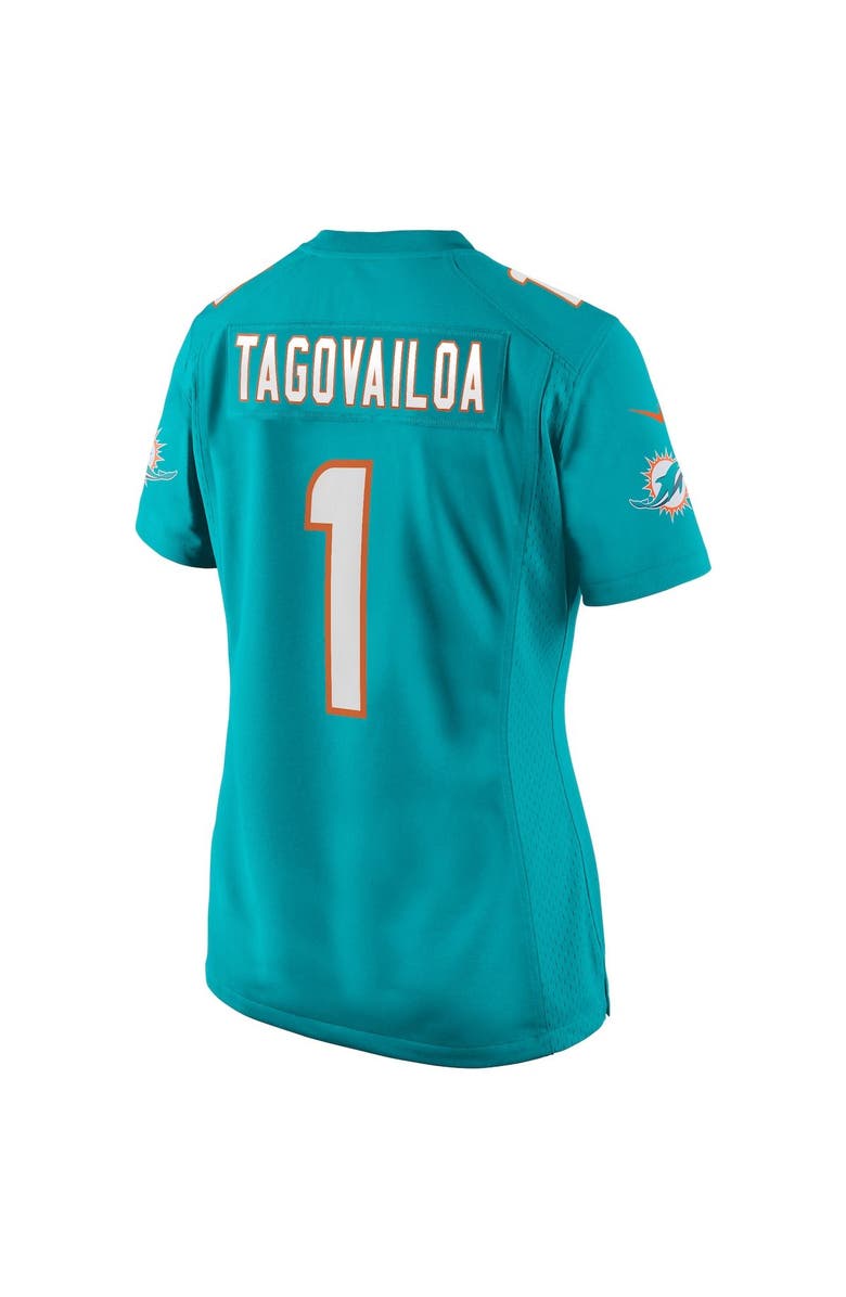 Nike Women's Nike Tua Tagovailoa Aqua Miami Dolphins Game Jersey, Alternate, color, Aqua