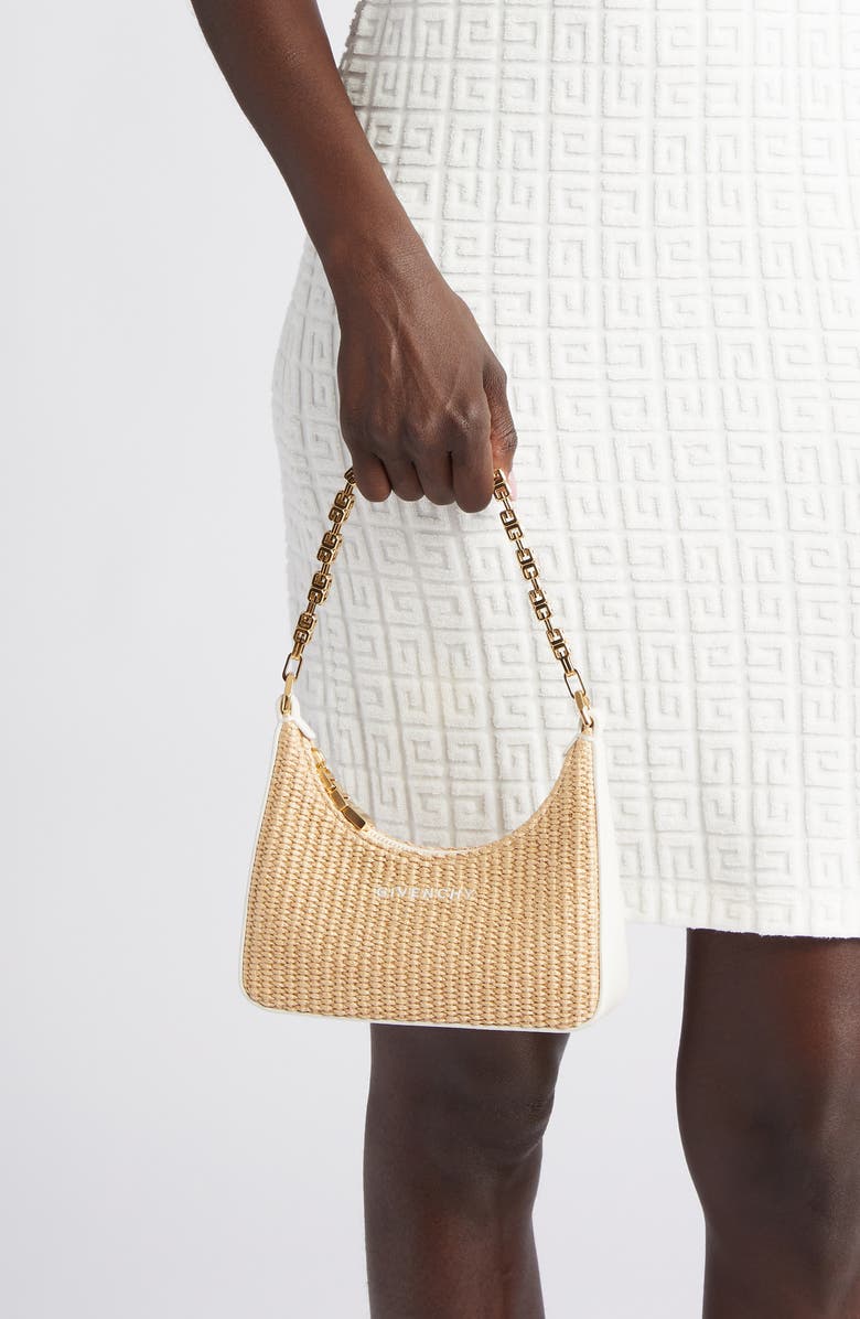 Givenchy Mini Moon Cutout Hobo Bag, Alternate, color,