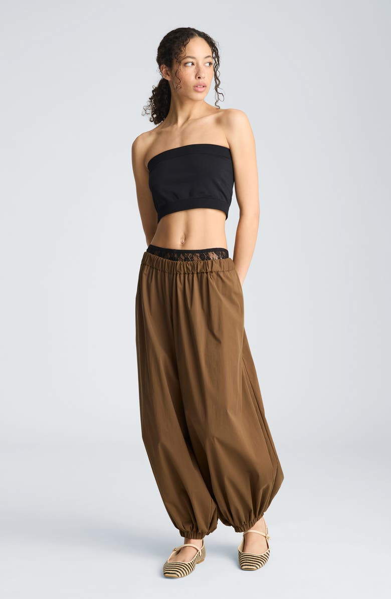 Kenneth Cole Pull-On Balloon Pants, Alternate, color, Brunette