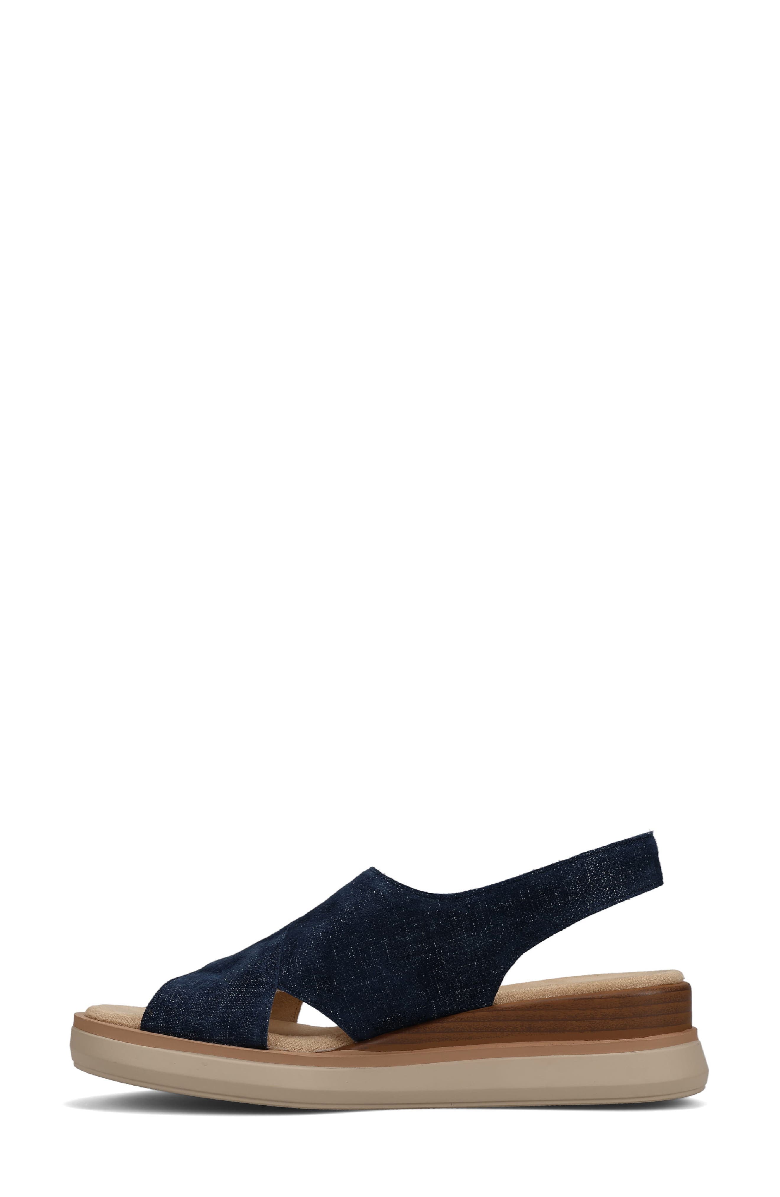 Hydra Sandal, Alternate, color, JEANS