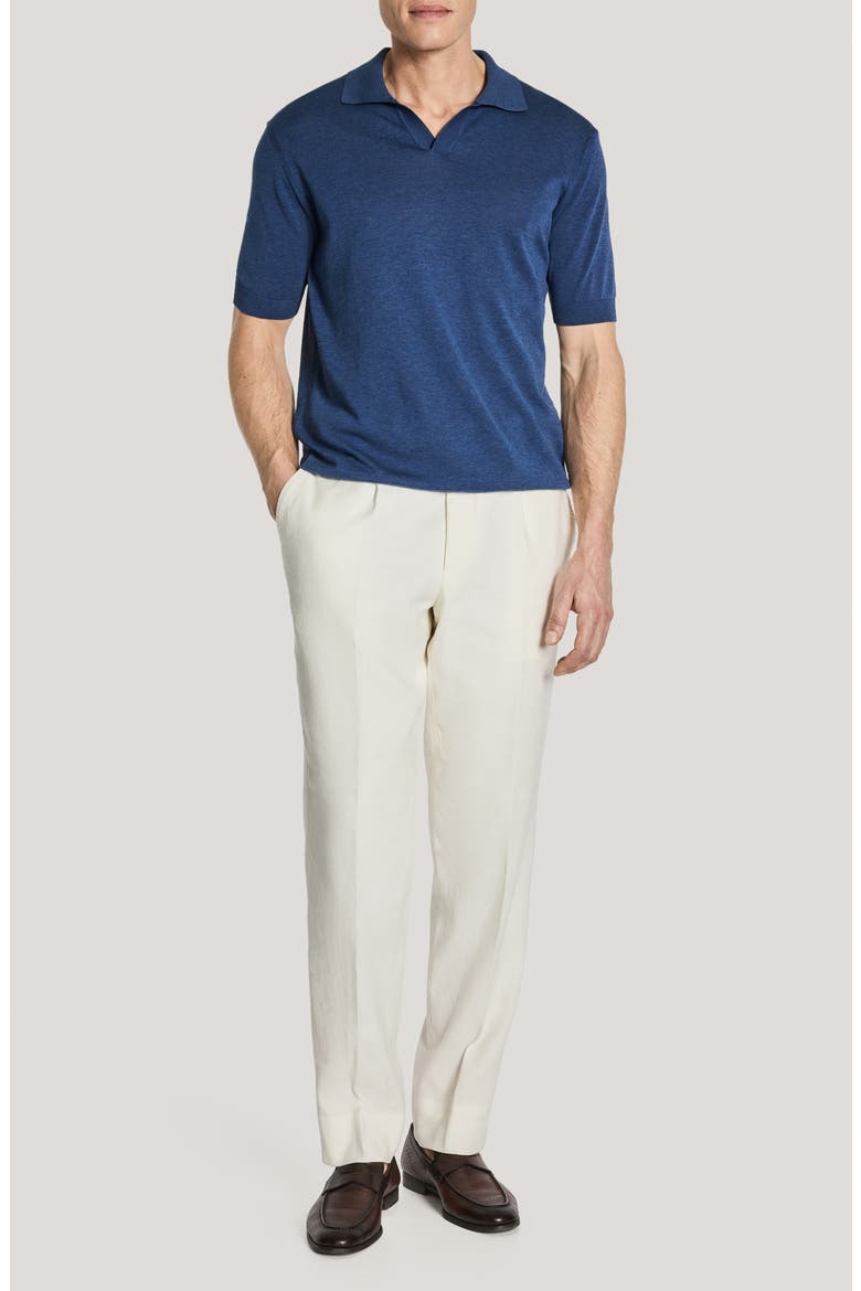 Johnny Collar Polo, Alternate, color, DENIM