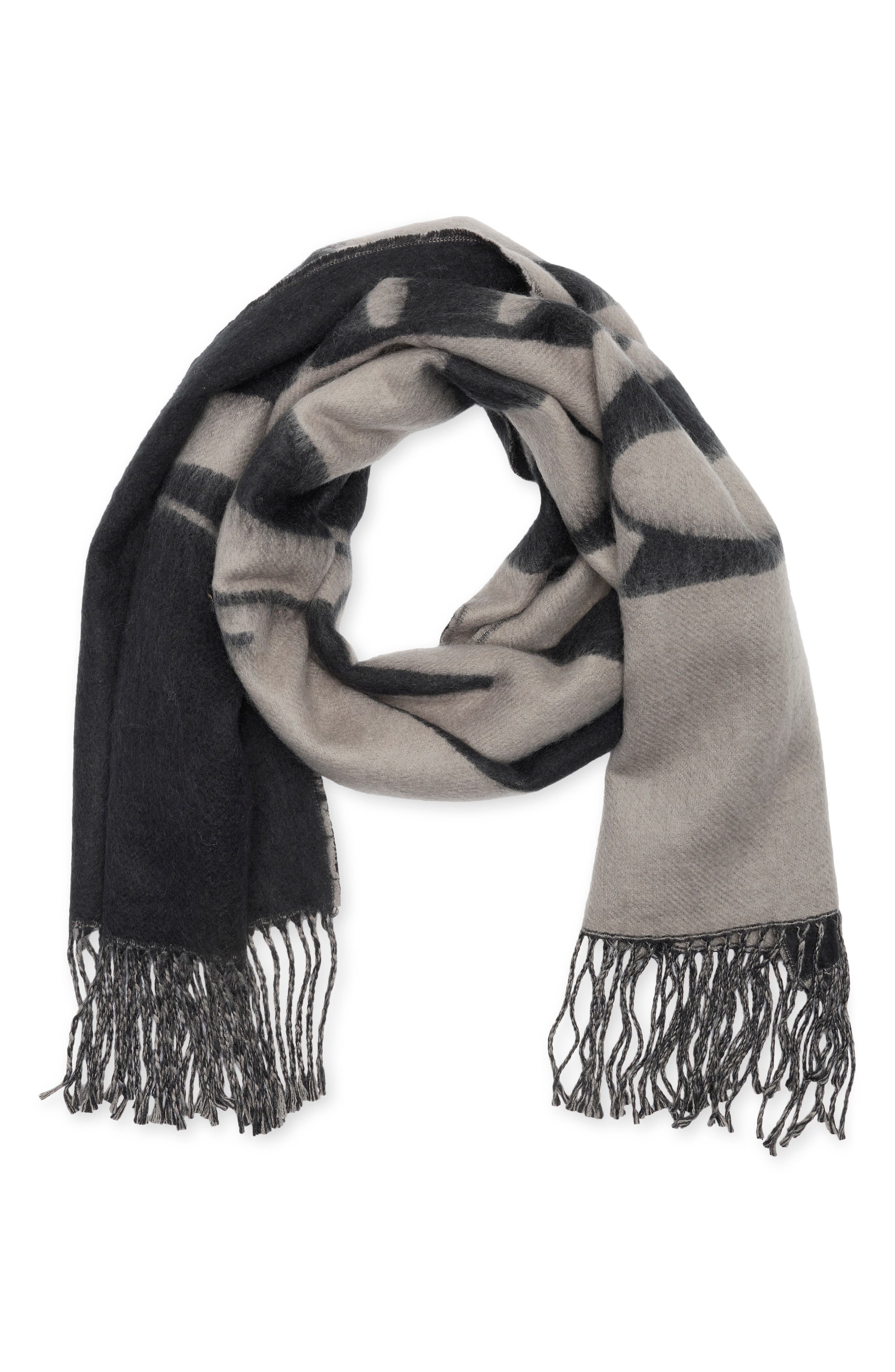 AllSaints Oppose Logo Oversize Scarf