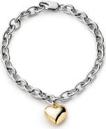 Ana Luisa Heart Pendant Bracelet