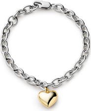 Ana Luisa Heart Pendant Bracelet