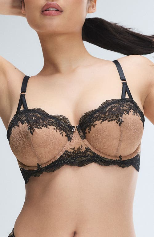 Savage X Fenty Lacestruck Unlined Balconette Bra