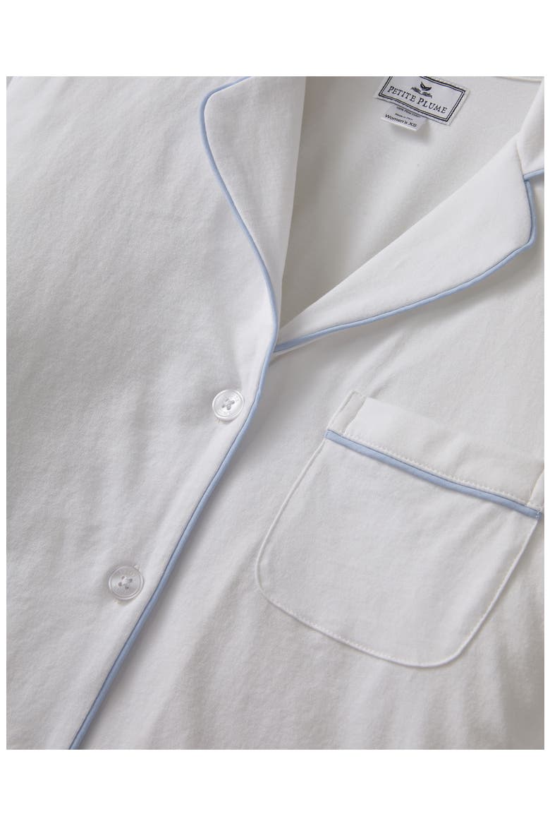 Pima Cotton Pajamas, Alternate, color, WHITE