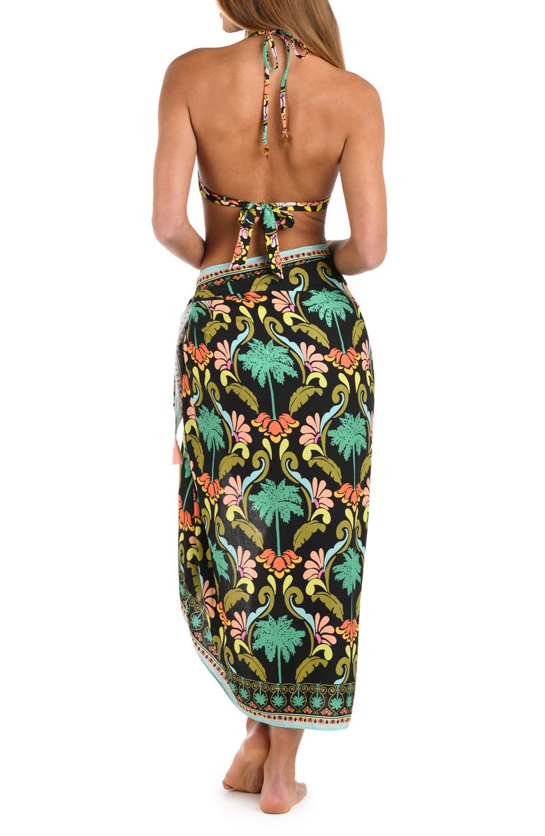 Sunshine 79 Mirage Cover-Up Pareo, Alternate, color, Black Multi