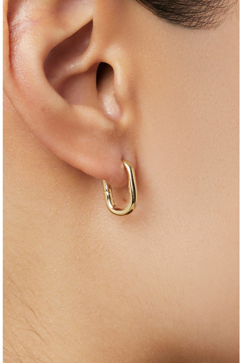 Gold Hoop Earrings - Rox Mini, Alternate, color, Gold