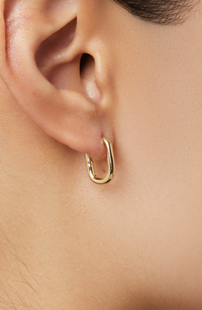 Ana Luisa Gold Hoop Earrings - Rox Mini, Alternate, color, Gold