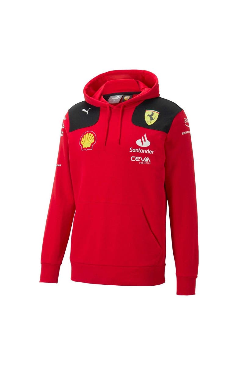 PUMA Men's Puma Red Scuderia Ferrari Team Pullover Hoodie, Alternate, color,
