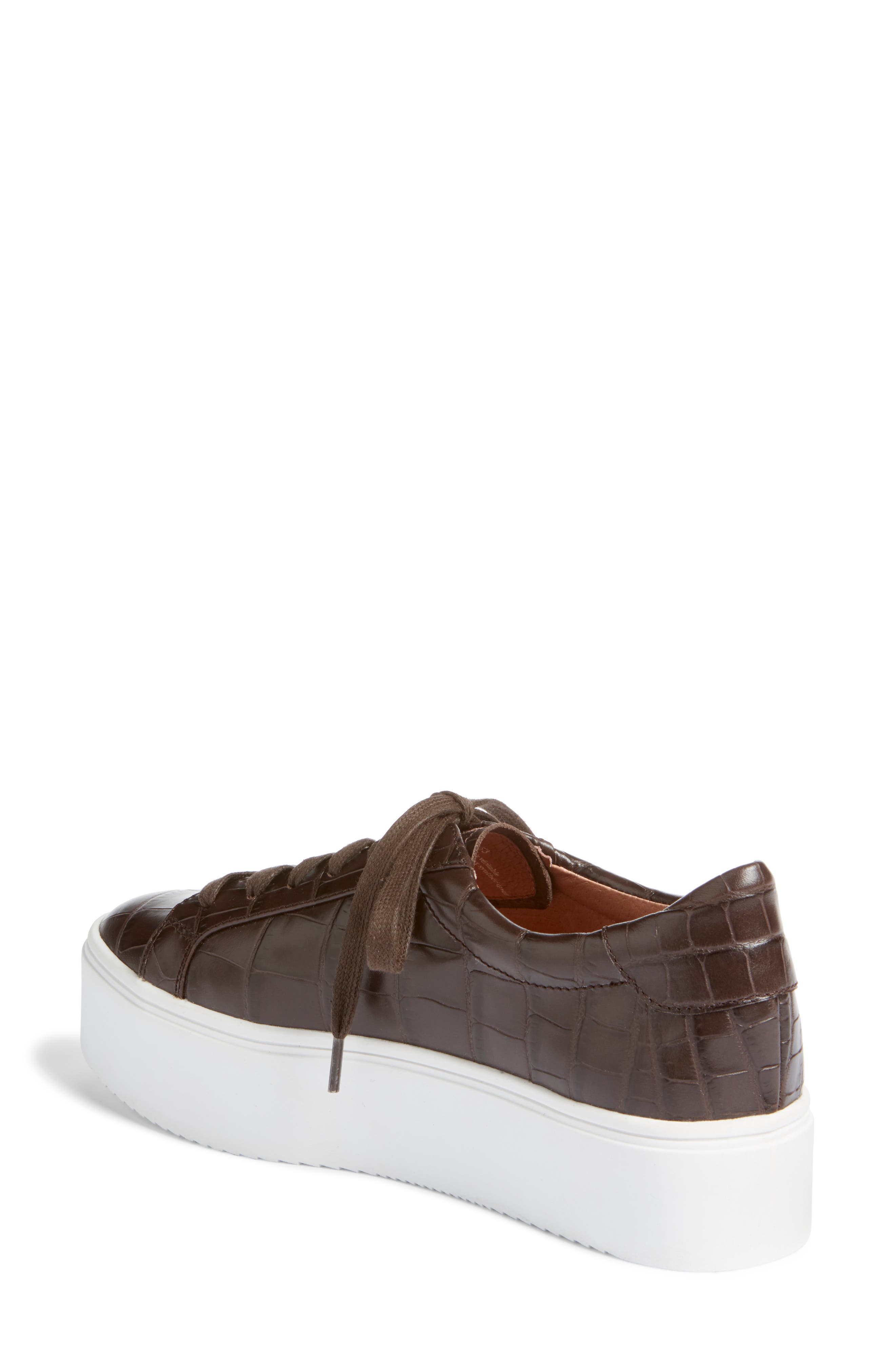 x Atlantic-Pacific Jayde Platform Sneaker (Nordstrom Exclusive), Alternate, color, BROWN CROCO PRINTED LEATHER