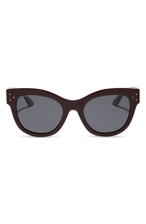 Diff Eva 53mm Cat Eye Sunglasses In Purple
