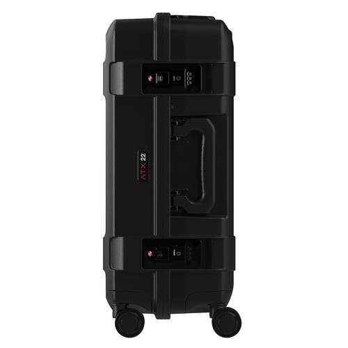 Pelican Atx Luggage Hardside 22 Inch Carry On Spinner Luggage In Black
