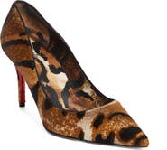 Christian Louboutin Miss Z Genuine Calf Hair Pointed Toe Pump