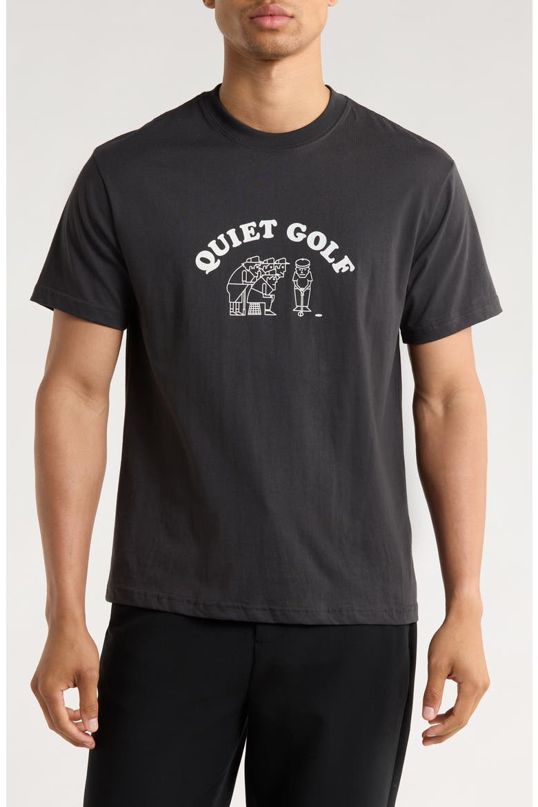 Graphic Cotton T-Shirt, Main, color, BLACK