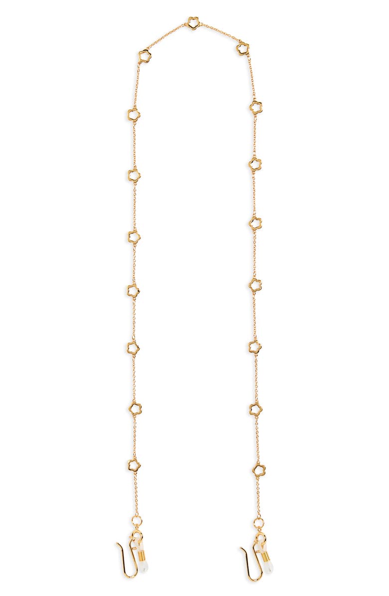 Lele Sadoughi Daisy Glasses Cable Chain, Main, color, 