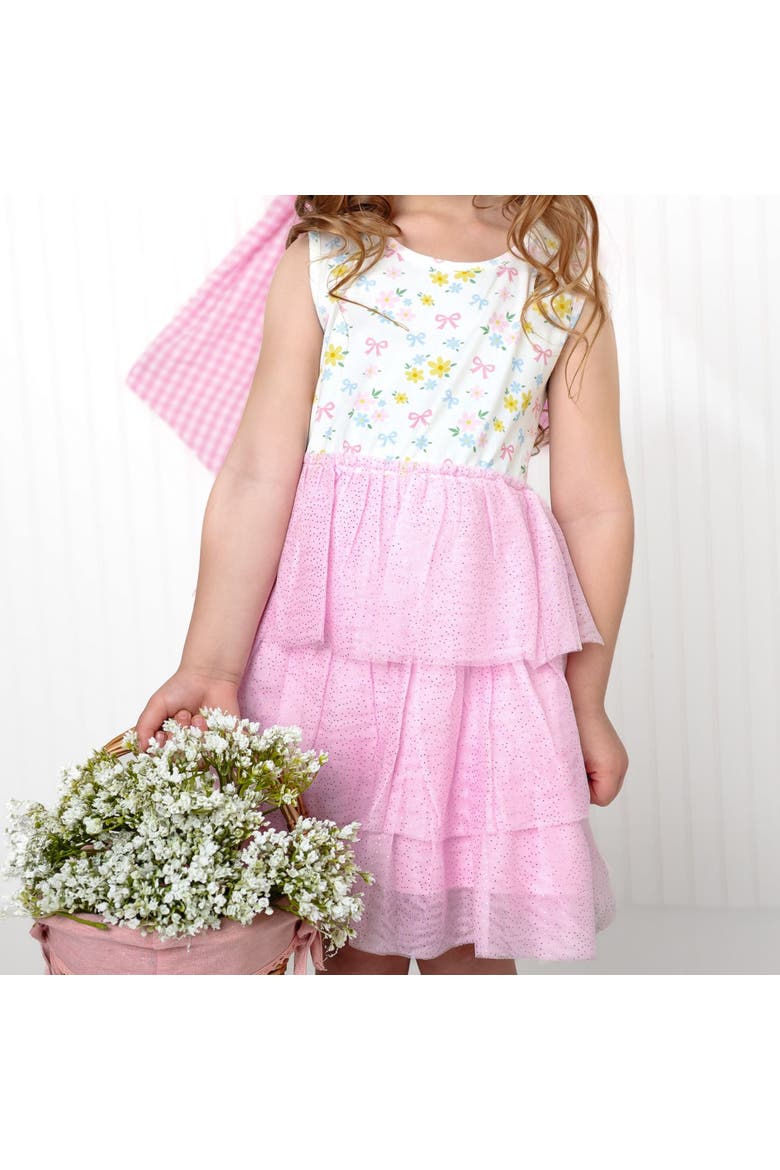 Sweet Floral Tank Tutu Dress, Alternate, color, Pink