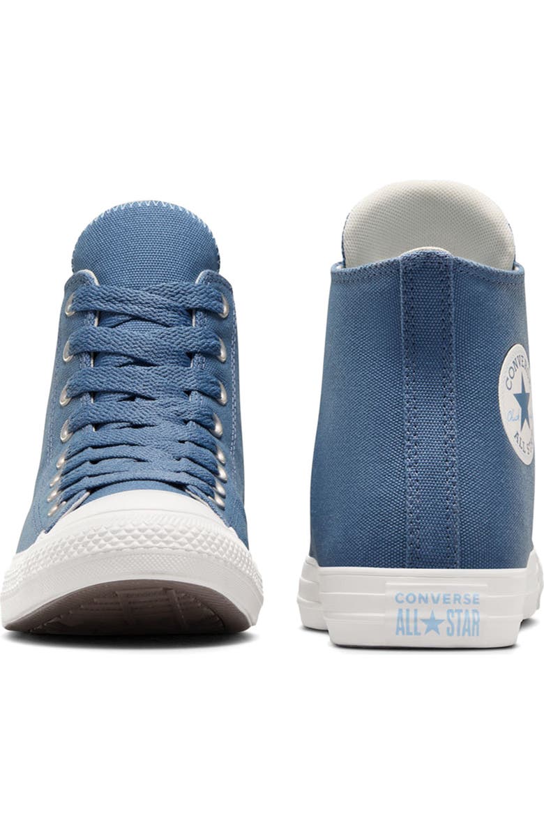 Converse Chuck Taylor All Star Canvas High Top Sneaker, Alternate, color, Lakeside Blue/ Light Blue