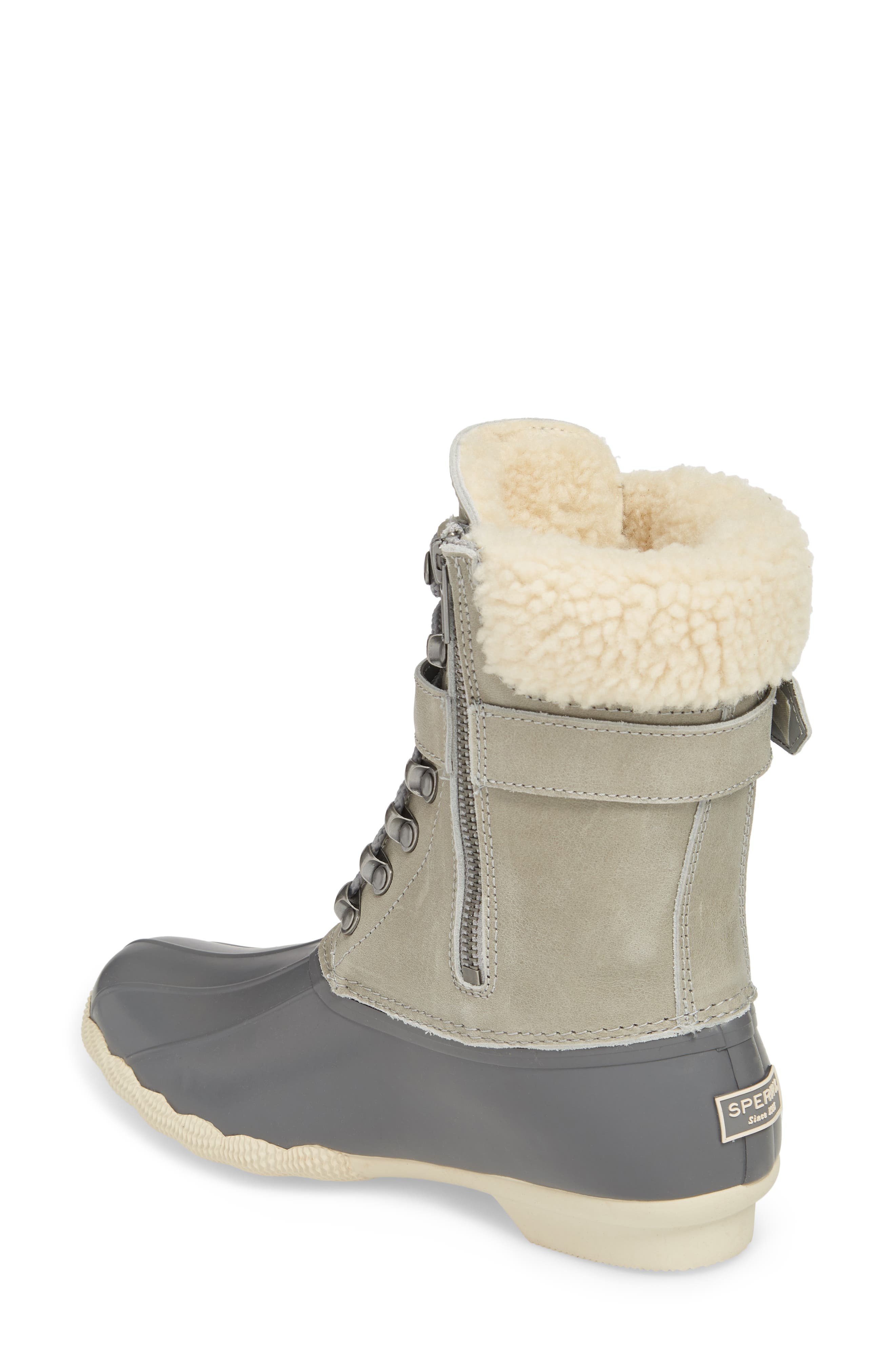 Sperry Shearwater Water-Resistant Boot, Alternate, color, LIGHT GREY