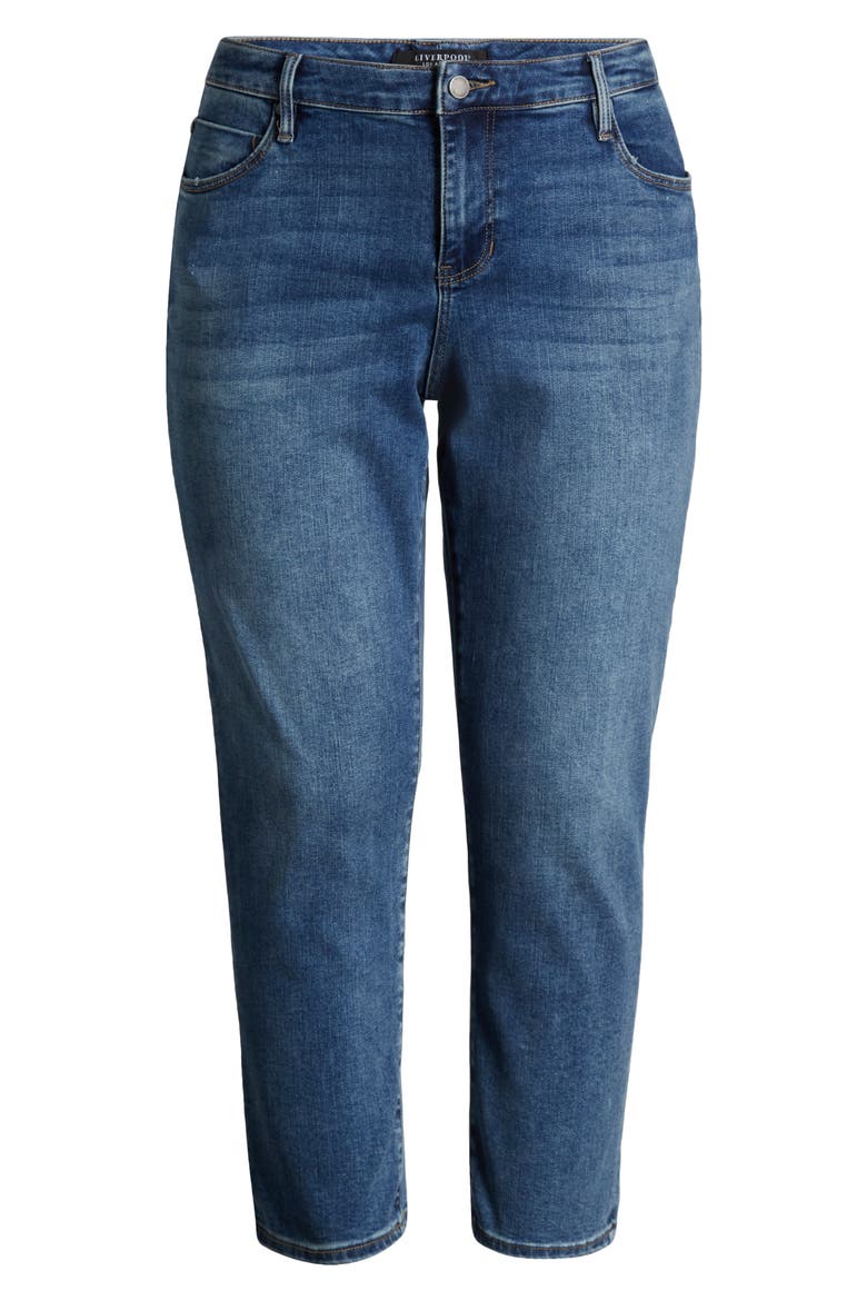 Kennedy Crop Straight Leg Jeans, Alternate, color, MCALLASTER