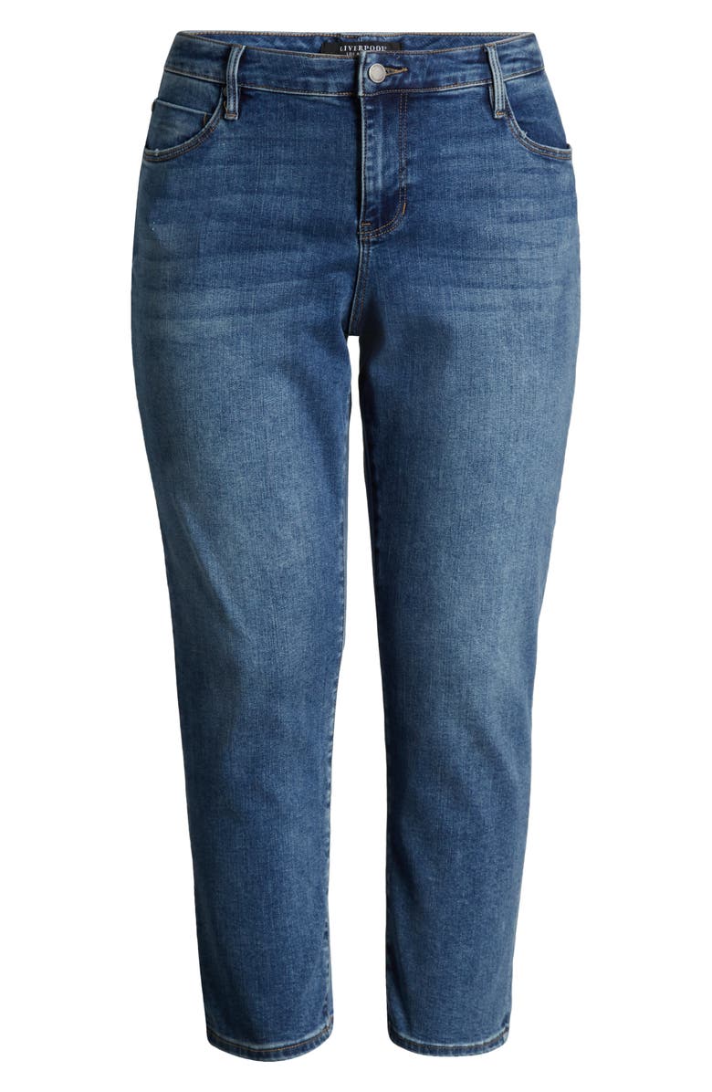 Liverpool Los Angeles Kennedy Crop Straight Leg Jeans, Alternate, color, 