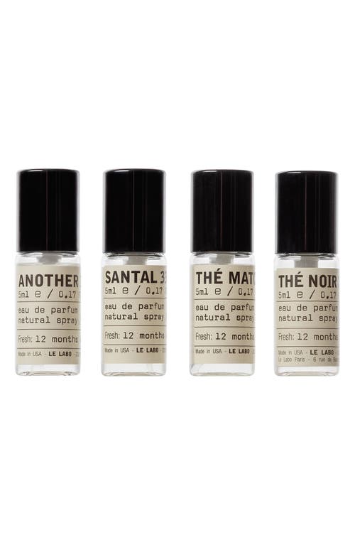 Le Labo Holiday Fragrance Discovery Set In Transparent