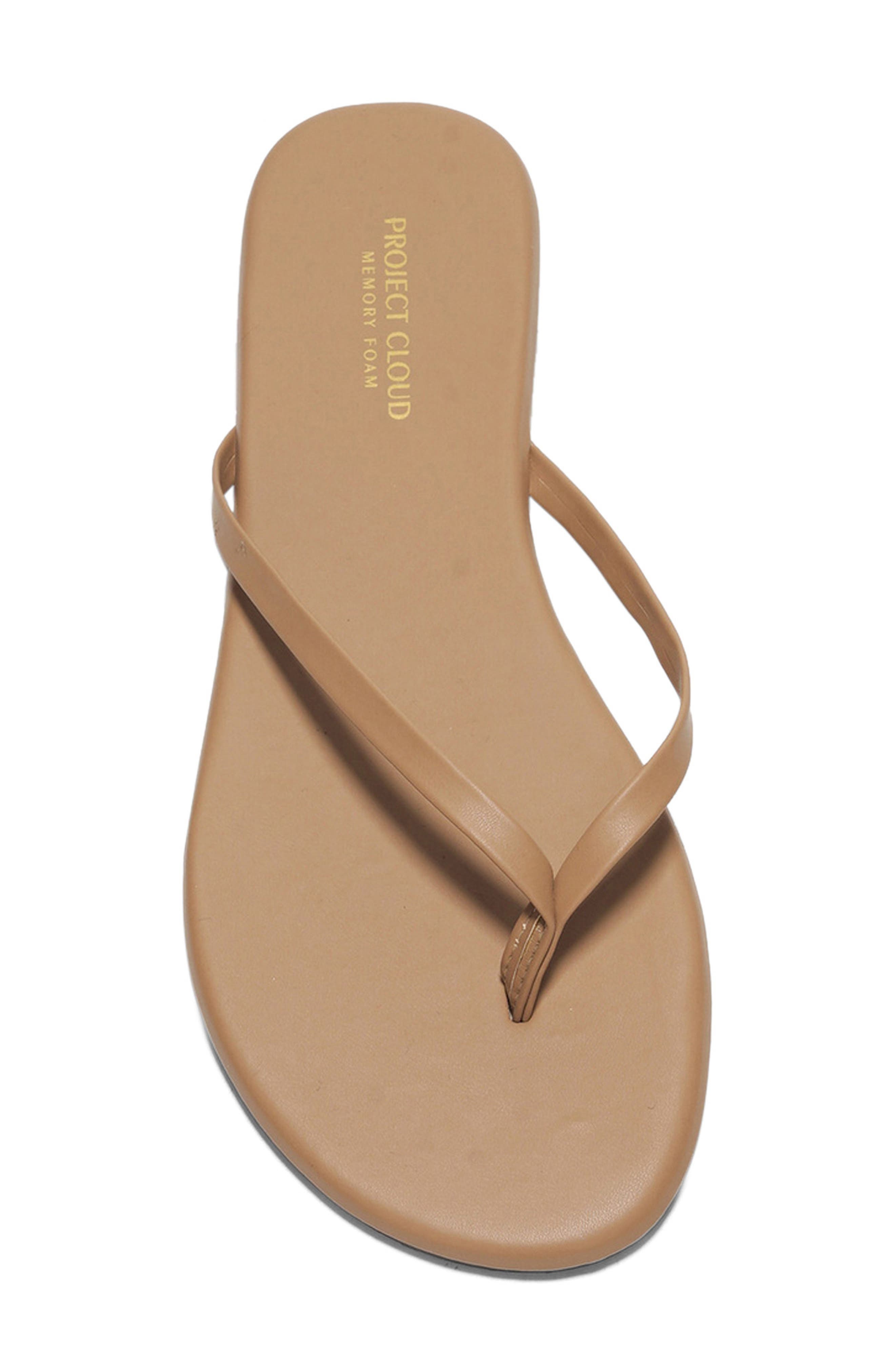 Fountain Flip Flop Sandal, Alternate, color, TAUPE